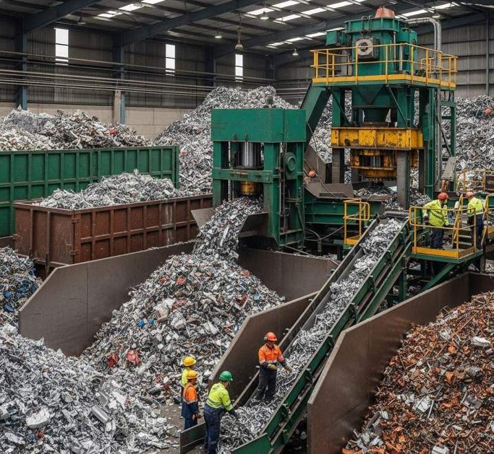 métaux recyclés